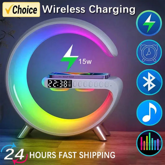 RGB Wireless Charger and speaker